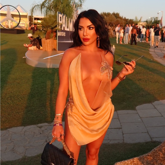 The dolls house fashion sol mini dress gold xs revolve - Picture 4 of 4